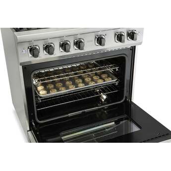 Viking VGR5366BWH Professional 5 Series 36 Inch White Gas Convection Freestanding Range — thumbnail 7