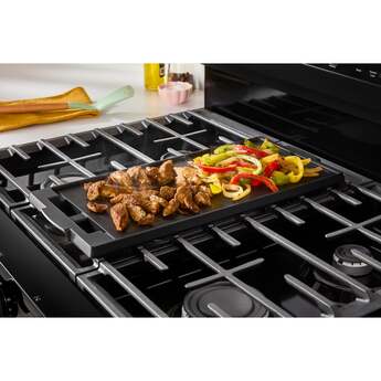 Whirlpool 30 Inch Gas Range With Air Cooking Technology, Nopreheat Air Fry And Air Baking And Self Clean: Black — thumbnail 30