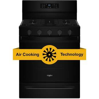 Whirlpool 30 Inch Gas Range With Air Cooking Technology, Nopreheat Air Fry And Air Baking And Self Clean: Black — thumbnail 36