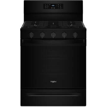 Whirlpool 30 Inch Gas Range With Air Cooking Technology, Nopreheat Air Fry And Air Baking And Self Clean: Black — thumbnail 5