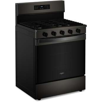 Whirlpool 30 Inch Gas Range With Air Cooking Technology, Nopreheat Air Fry And Air Baking And Self Clean: Fingerprint Resistant Black Stainless Steel — thumbnail 10