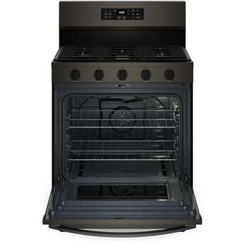 Whirlpool 30 Inch Gas Range With Air Cooking Technology, Nopreheat Air Fry And Air Baking And Self Clean: Fingerprint Resistant Black Stainless Steel — thumbnail 18