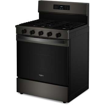 Whirlpool 30 Inch Gas Range With Air Cooking Technology, Nopreheat Air Fry And Air Baking And Self Clean: Fingerprint Resistant Black Stainless Steel — thumbnail 21