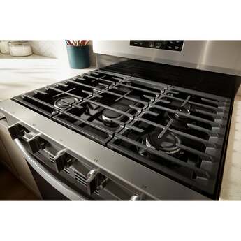 Whirlpool 30 Inch Gas Range With Air Cooking Technology, Nopreheat Air Fry And Air Baking And Self Clean: Fingerprint Resistant Black Stainless Steel — thumbnail 25