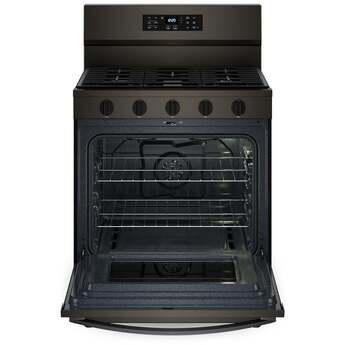 Whirlpool 30 Inch Gas Range With Air Cooking Technology, Nopreheat Air Fry And Air Baking And Self Clean: Fingerprint Resistant Black Stainless Steel — thumbnail 46