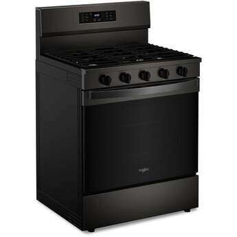 Whirlpool 30 Inch Gas Range With Air Cooking Technology, Nopreheat Air Fry And Air Baking And Self Clean: Fingerprint Resistant Black Stainless Steel — thumbnail 49