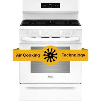 Whirlpool 30 Inch Gas Range With Air Cooking Technology, Nopreheat Air Fry And Air Baking And Self Clean: White — thumbnail 13