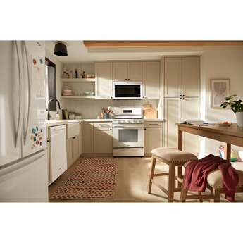 Whirlpool 30 Inch Gas Range With Air Cooking Technology, Nopreheat Air Fry And Air Baking And Self Clean: White — thumbnail 30