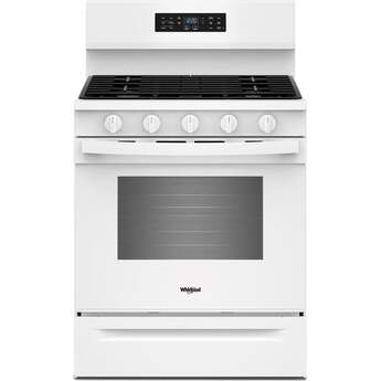 Whirlpool 30-inch Gas Range with Air Cooking Technology and EZ-2-Lift? Hinged Grates: White — thumbnail 17