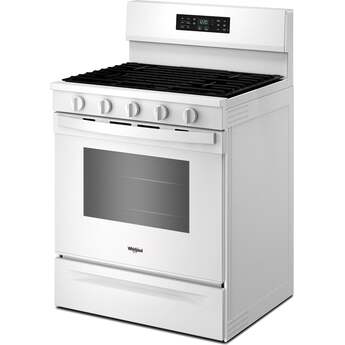 Whirlpool 30-inch Gas Range with Air Cooking Technology and EZ-2-Lift? Hinged Grates: White — thumbnail 18