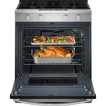 Whirlpool 30 inch 5 Cu. Ft. Smart Slide-In Gas Range With Air Cooking Technology And Steam Clean: Wsgs4530tx — thumbnail 14