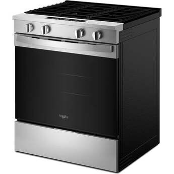 Whirlpool 30 inch 5 Cu. Ft. Smart Slide-In Gas Range With Air Cooking Technology And Steam Clean: Wsgs4530tx — thumbnail 6