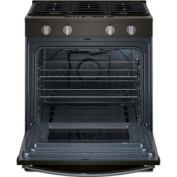 Whirlpool 30 inch 5 Cu. Ft. Smart Slide-In Gas Range With Air Cooking Technology And Steam Clean: Black Stainless Steel — thumbnail 24