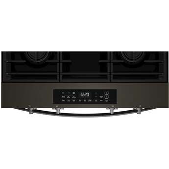 Whirlpool 30 inch 5 Cu. Ft. Smart Slide-In Gas Range With Air Cooking Technology And Steam Clean: Black Stainless Steel — thumbnail 6