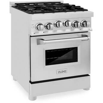 Z Line ZLINE RG24  24 Inch Natural Gas, All Gas Freestanding Range in Stainless Steel