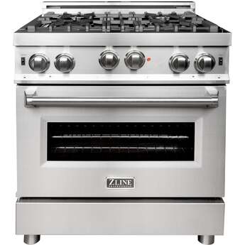 Z Line ZLINE RG30 30 Inch Stainless Steel Gas Convection Freestanding Range
