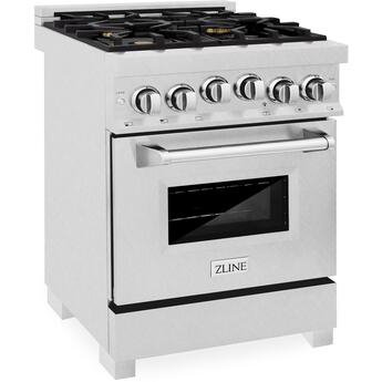 Z Line ZLINE RGSSNBR24  24 Inch Natural Gas, Freestanding Range in DuraSnow Stainless S