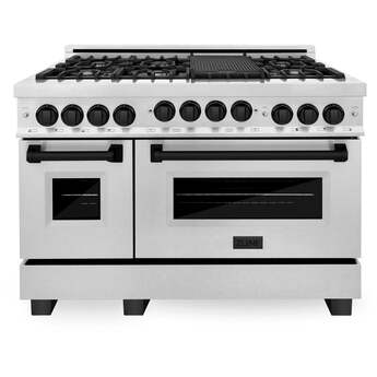 Z Line ZLINE RGSZSN48MB  Autograph Edition Series 48 Inch Natural Gas, All Gas Double O