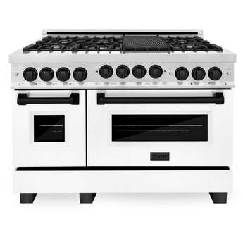 Z Line ZLINE RGSZWM48MB  Autograph Edition Series 48 Inch Natural Gas, All Gas Double O