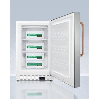 AccuCold ADA305AFSSTBC 20 Inch Freestanding Compact Counter Depth Freezer, in Stainless Steel — thumbnail 4