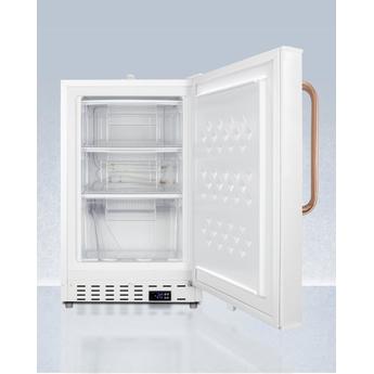 AccuCold ADA305AFTBC 20 Inch Freestanding Compact Counter Depth Freezer, in White — thumbnail 2