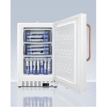 AccuCold ADA305AFTBC 20 Inch Freestanding Compact Counter Depth Freezer, in White — thumbnail 3