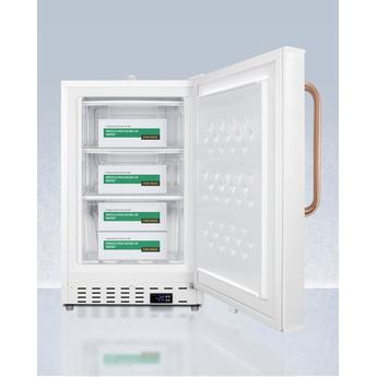 AccuCold ADA305AFTBC 20 Inch Freestanding Compact Counter Depth Freezer, in White — thumbnail 4