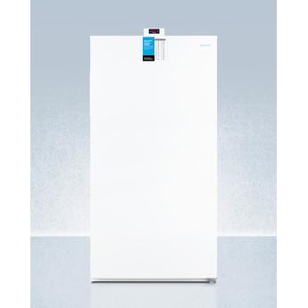 AccuCold FFUF194 33 Inch White Freestanding Upright Freezer
