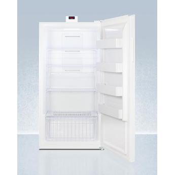 AccuCold FFUF194 33 Inch White Freestanding Upright Freezer — thumbnail 2