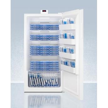 AccuCold FFUF194 33 Inch White Freestanding Upright Freezer — thumbnail 4