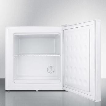 AccuCold FS24LMC 19 Inch White Freestanding Compact Counter Depth Freezer — thumbnail 2