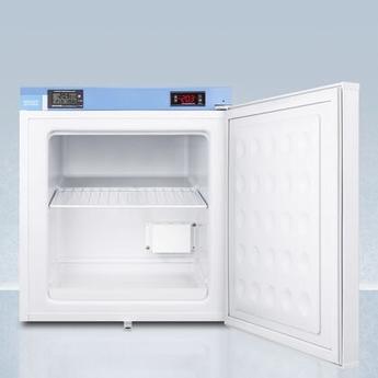 AccuCold FS24LMED2 19 Inch White Freestanding Compact Counter Depth Freezer — thumbnail 2