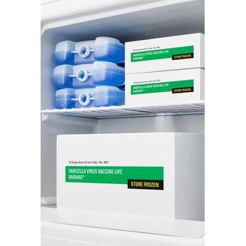 AccuCold FS24LMED2 19 Inch White Freestanding Compact Counter Depth Freezer — thumbnail 7