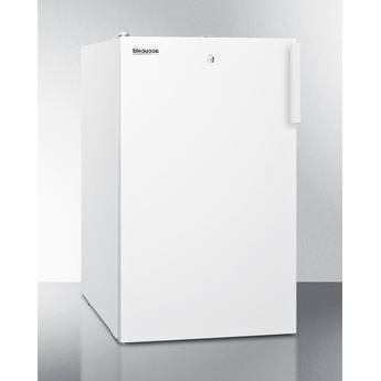 AccuCold FS407LWLHD  20 Inch White Freestanding Compact Counter Depth Freezer — thumbnail 3