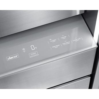 Dacor Modernist 18" 9.4 cu. ft. Custom Panel Built-In Upright Freezer - Right Hinge - Energy Star — thumbnail 6