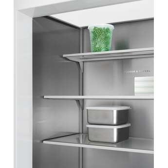 Fisher Paykel Integrated 30" 15.6 cu. Ft. Custom Panel Built-In Column Freezer with Stainless Steel Interior - Left Hinge, Energy Star — thumbnail 12