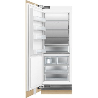 Fisher Paykel Integrated 30" 15.6 cu. Ft. Custom Panel Built-In Column Freezer with Stainless Steel Interior - Left Hinge, Energy Star — thumbnail 16