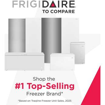 Frigidaire 20 Cu. Ft. Garage Ready Manual Defrost Chest Freezer: White — thumbnail 2