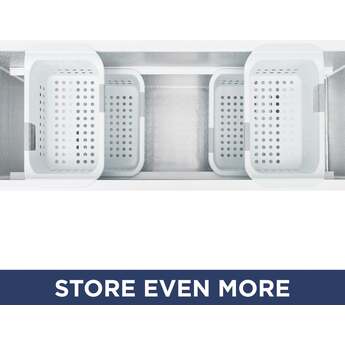 GE 65" 15.7 cu. ft. White Chest Freezer - Energy Star — thumbnail 6