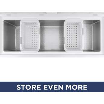 GE 65" 15.7 cu. ft. White Chest Freezer - Energy Star — thumbnail 7