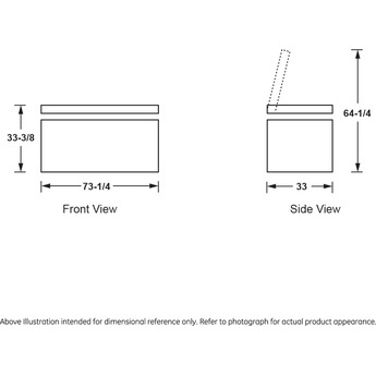 GE 74 Inch Freezer — thumbnail 15