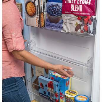 GE 14 Cu. Ft. Upright Convertible Freezer: White — thumbnail 6