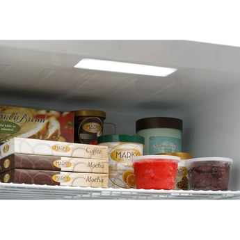 GE 17.3 cu.ft. White Upright Freezer — thumbnail 10