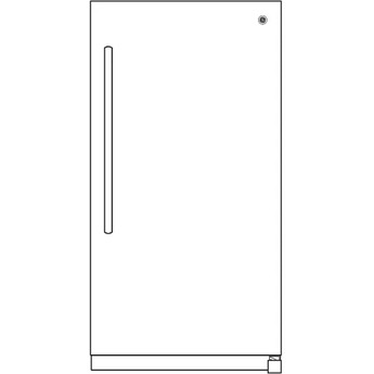 GE 17.3 cu.ft. White Upright Freezer — thumbnail 18