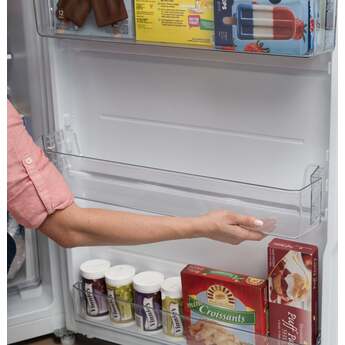 GE 18 Cu. Ft. Upright Convertible Freezer: White — thumbnail 5