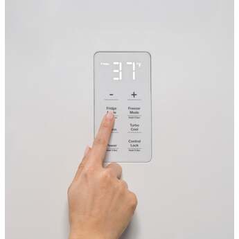 GE 18 Cu. Ft. Upright Convertible Freezer: White — thumbnail 12
