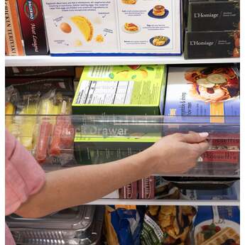GE 22 Cu. Ft. Upright Convertible Freezer: White — thumbnail 7