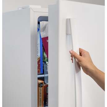 GE 22 Cu. Ft. Upright Convertible Freezer: White — thumbnail 8
