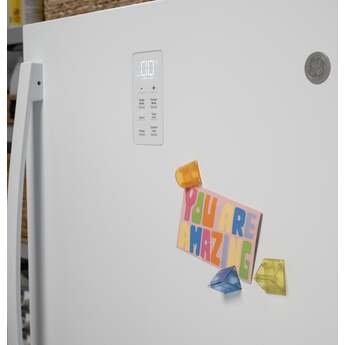 GE 22 Cu. Ft. Upright Convertible Freezer: White — thumbnail 13