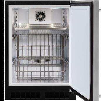 Marvel MLFZ224SS01A 24 Inch Compact Freezer, in Stainless Steel — thumbnail 3